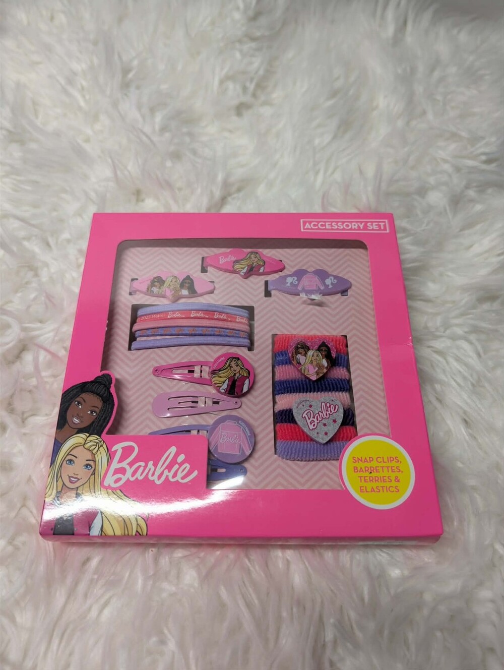 ✨️Barbie Pink and Purple Hair Accessory Set